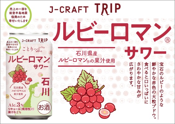 【夢のぶどうを使用したチューハイ！】「ルビーロマン®サワー」再発売 画像