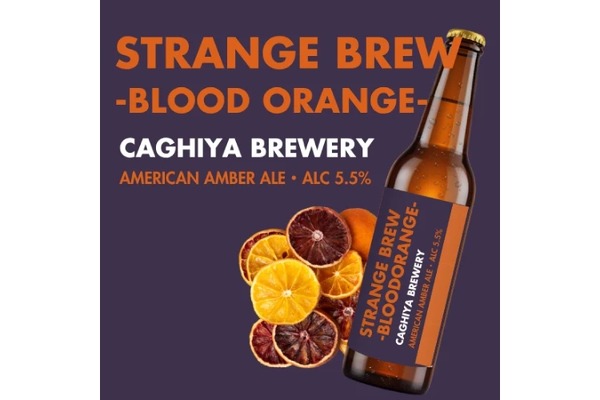 【4つのオレンジを重ねた「少し奇妙」なアンバーエール！】「STRANGE BREW -BLOOD ORANGE-」販売 画像