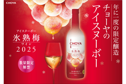 【年に一度の限定醸造！プレミアムな梅ワイン】「CHOYA ICE NOUVEAU 氷熟梅ワイン2025」新発売 画像