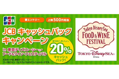 【2026年春限定】JCBでお得！東京ディズニーシーフード＆ワインフェス20％還元 画像