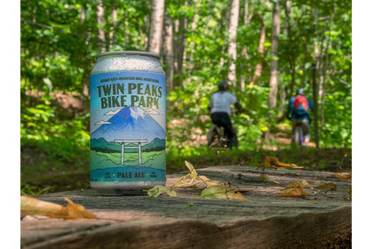 【ニセコのマウンテンバイクカルチャーを応援！コラボレーションクラフトビール】「TWIN PEAKS BIKE PARK Pale Ale」発売 画像