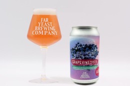 【ワインとビールのハイブリッドな味わい!】クラフトビール「Far Yeast Grapevine 2025」発売 画像