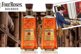 【薔薇のバーボン「フォアローゼズ」より限定アイテム！】リカマン「オリジナルシングルバレル」2種が発売 画像