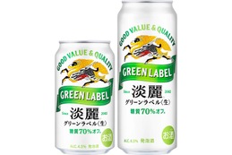 【大麦増量による満足感のある味わいへ進化！】糖質70%オフの発泡酒「淡麗グリーンラベル」発売 画像