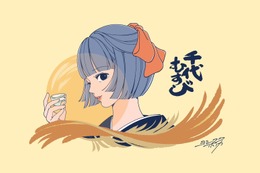 【人気イラストレーターとのコラボ日本酒！】「ヨシフクホノカ×千代むすび　秋酒」発売 画像