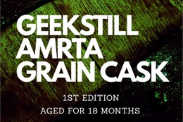 【ウイスキー × ジンのクロスオーバー！】樽熟成ジン「AMRTA CASK AGED GIN GRAIN CASK 1st」390本限定で発売 画像
