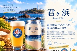 【寿司のシャリがクラフトビールに！？】銚子丸 × チョウシ・チアーズ「君ヶ浜 Brut IPA」限定発売 画像