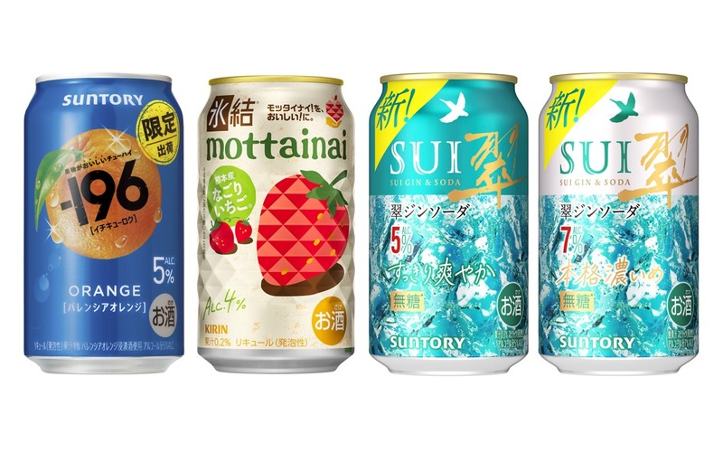 【3/29～4/4】3月最終日は新作ラッシュ！翠ジンソーダや限定氷結など今週発売の注目のお酒新商品まとめ 画像