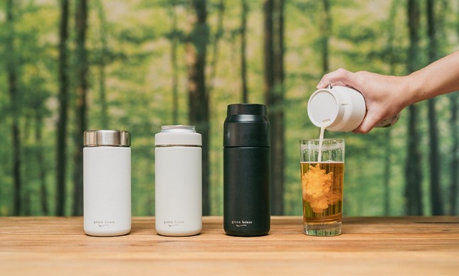 北海道生ビール、陶器製タンブラー、2個、とサーバー、 58506.jpg