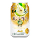 -196 等31本➕贅沢搾り等 果実1/2個分の果汁31%使用！「アサヒ贅沢搾り期間限定洋なし」発売