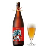ビール大好き　1 お正月限定！特別仕様の巨大クラフトビール】水引飾り付き「一升瓶