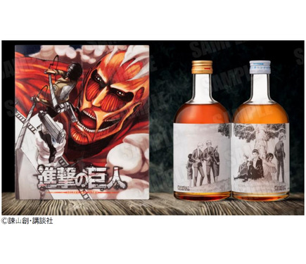 進撃の巨人梅酒】諫山創氏の「完全描き下ろしオリジナル原画ラベル