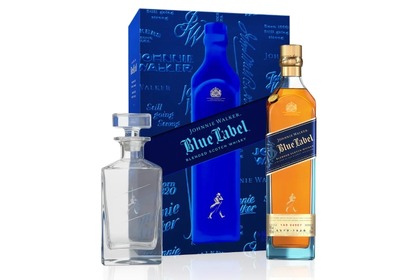 【限定ギフト！】「ジョニーウォーカー ブルーラベル オリジナルデキャンタ付き　ギフトボックス」数量限定で発売