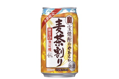 【この時期だけのスッキリとした麦茶割り！】「宝焼酎のやわらか麦茶割り」季節限定発売
