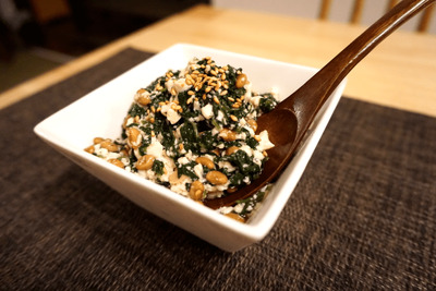 【レシピ】一口食べたら止まらない！「納豆モロヘイヤ豆腐」 画像