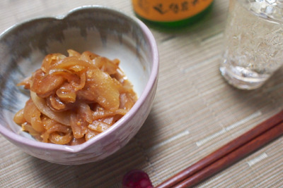 中毒性に注意！たまねぎだけで日本酒が進む「味噌たまねぎ」 画像