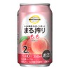 【衝撃価格！104円の缶チューハイが発売】イオンの“アルコール2%チューハイ”がうますぎると話題！「まる搾り もも」新発売 画像
