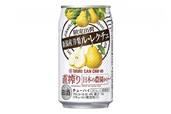 人気の「タカラCANチューハイ」から幻の西洋梨”ル・レクチェ”を使った