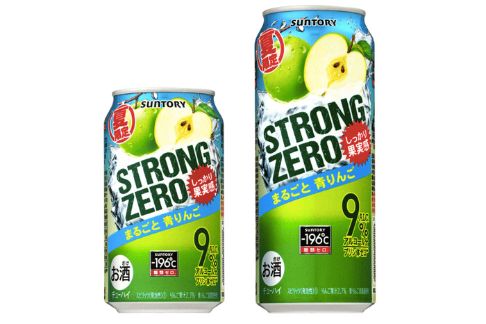 まるごと青りんご味」登場！今夏は「－196 ストロングゼロ」の新