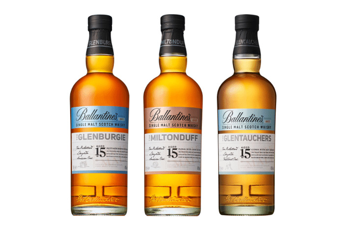 Ballantine's 15年 シングルモルトウイスキー 3本セット スコッチファン必見！「バランタイン 」の 限定シリーズ3種発売