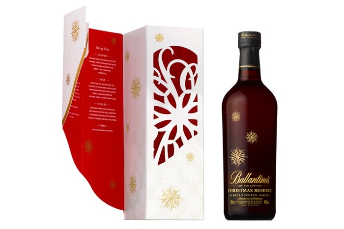 雪・結晶・聖夜をイメージしたウイスキー！「バランタイン クリスマス