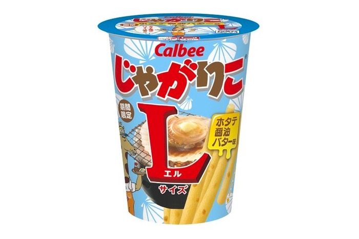 じゃがりこ ホタテ醤油バター味Lサイズ」がコンビニ限定で発売