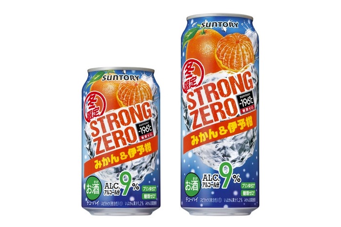 196 ストロングゼロ〈みかん＆伊予柑〉」が期間限定新発売