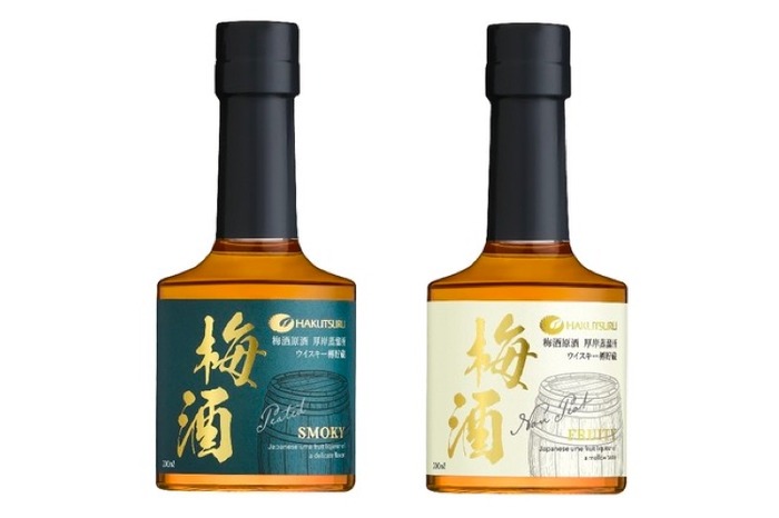 白鶴 梅酒原酒 厚岸蒸溜所 ウイスキー樽貯蔵」から2アイテム登場
