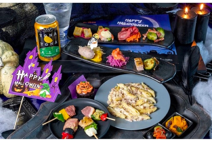 料理と飲み物を1箱にしたフードボックスから「ハロウィンプラン」登場