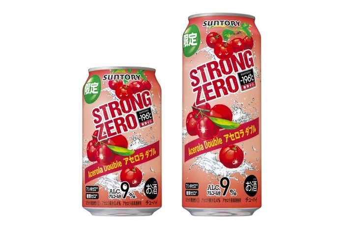 196 ストロングゼロ〈アセロラダブル〉」が期間限定新発売