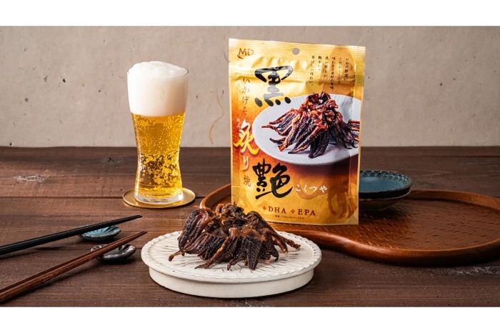 本格的なイカのおつまみ！】お酒のお供に最適な「黒艶いかげそ炙り焼