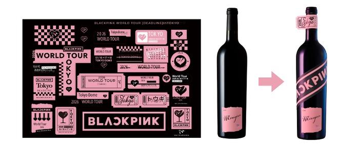 BLACKPINK MUSHINSA DEADLINE ステッカー　6枚　限定 BLACKPINK特大オリジナルステッカー全25種のデザインを公開、特設