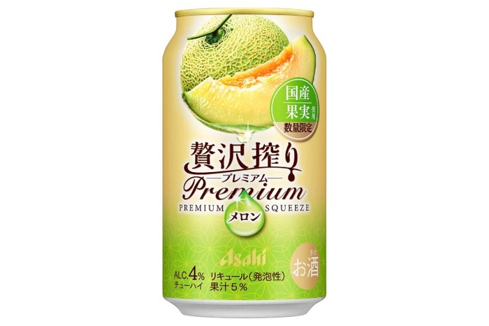 まるで本物のメロンのような芳醇な甘み！】「アサヒ贅沢搾りプレミアム
