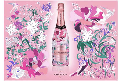 お花見にぴったり！華やかなボトルの「シャンドン ロゼ」が数量限定で発売 画像