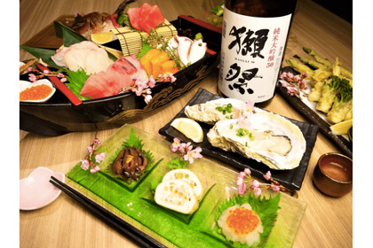 桜の料理＆2時間飲み放題！上野の居酒屋4店舗で「花見コース」実施中 画像