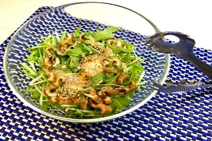 【レシピ】切ってチンして出来上がり！簡単なのに豪華な「煮穴子の和風サラダ」 画像