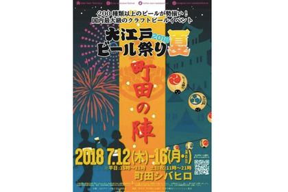 200種のビールが300円～楽しめる！入場無料の「大江戸ビール祭り2018夏」開催 画像