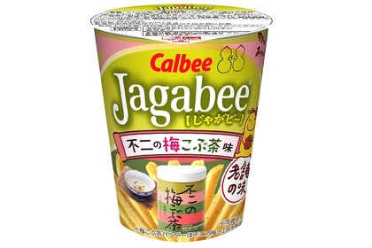 “老舗の味”とコラボした味わいを楽しもう！「Jagabee 不二の梅こぶ茶味」発売 画像