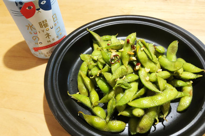 【レシピ】冷凍枝豆に一手間加えて激ウマに！「枝豆ペペロンチーノ」 画像