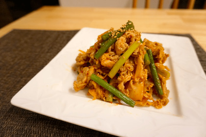 【レシピ】シャキシャキ食感が病みつきに「ニンニクの芽ブタキム」 画像