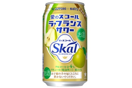 人気のスコールサワーに限定フレーバー！「サッポロ　愛のスコールラ・フランスサワー」発売 画像