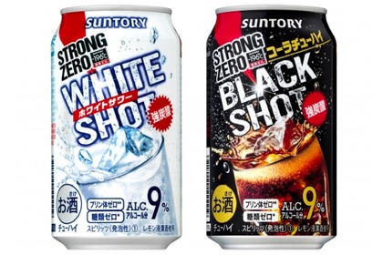 －196 ストロングゼロから「ホワイトショット」「ブラックショット」発売 画像