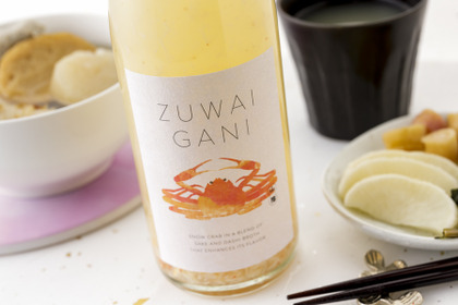 前代未聞のお酒！？蟹の身入りのズワイガニのお酒「ZUWAIGANI」新発売～「カニ雑炊」にもできる～ 画像