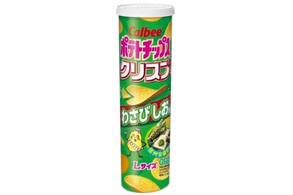 信州安曇野産ワサビ使用「ポテトチップスクリスプ わさびしお味」全国発売！ 画像