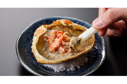 高級且つ高品質な酒の肴「​日本海産 紅ずわいかに味噌甲羅盛り」販売！ 画像