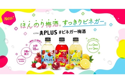 美容と健康が気になる女性にピッタリな「美PLUS #ビネガー梅酒」発売！ 画像