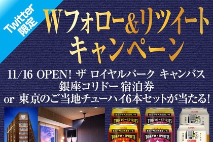 【SNSキャンペーン】ホテル宿泊券orチューハイが当たる！衝撃のキャンペーン実施中 画像