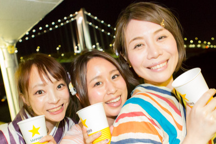 浴衣姿で東京湾を一周。涼しくなってきた秋に味わう、「東京湾納涼船」の非日常な空間 画像