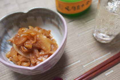 中毒性に注意！たまねぎだけで日本酒が進む「味噌たまねぎ」 画像