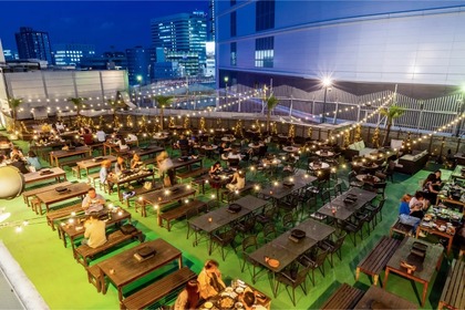 全天候型バーベキュー施設「横浜モアーズ 食べ放題BBQビアガーデン」登場！ 画像